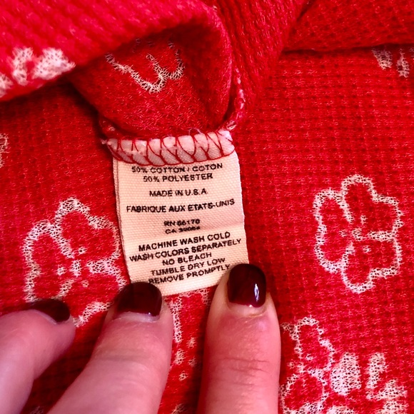 Vintage • Free People • Long-Sleeve Floral Top - Picture 4 of 4